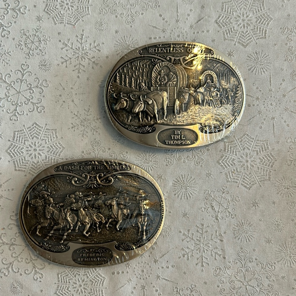 New Limited Edition belt buckles